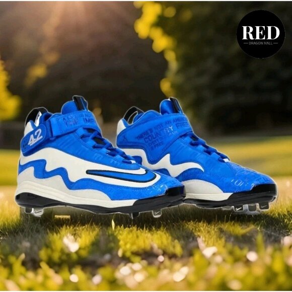 Nike Air Max Griffey 1 Jackie Robinson Baseball Cleats DC9980-100 - Men\'s Sz 12 main image 8